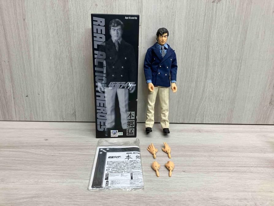 メディコム・トイ　RAH 本郷猛 紺ブレザーリアルアクションヒーローズ メディコム・トイ☆RAH 本郷猛 紺ブレザーリアルアクション